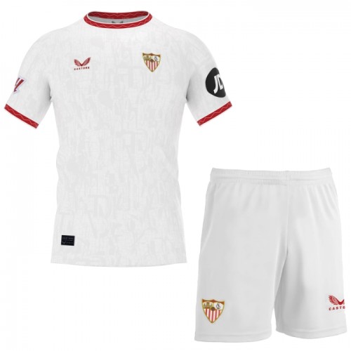 Dječji - Dresovi Komplet Sevilla FC Domaći 2024-25 Dječji - Dresovi Komplet Sevilla FC Domaći 2024-25